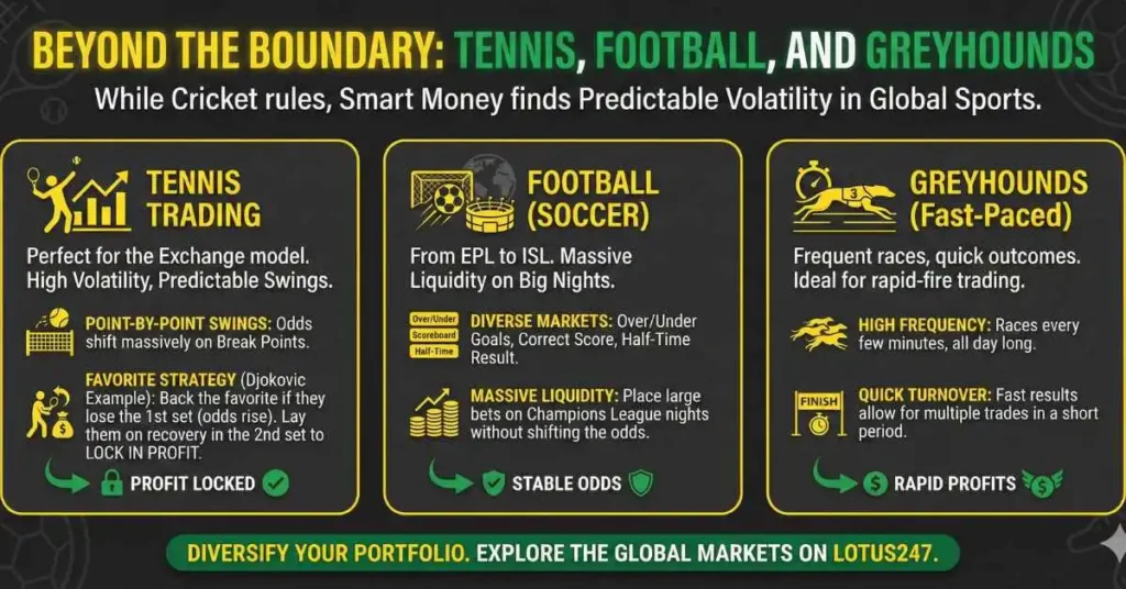 Beyond the Boundary: Tennis, Football, and Greyhounds